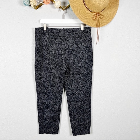 Theory Core Wool Tailored Trouser In Speckled Knit Tapered Ankle Pants - Picture 4 of 8